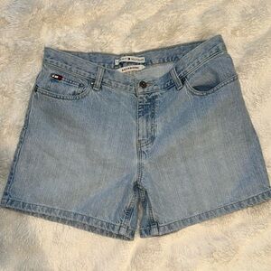 Tommy Hilfiger Women's Sky Blue Jean Shorts